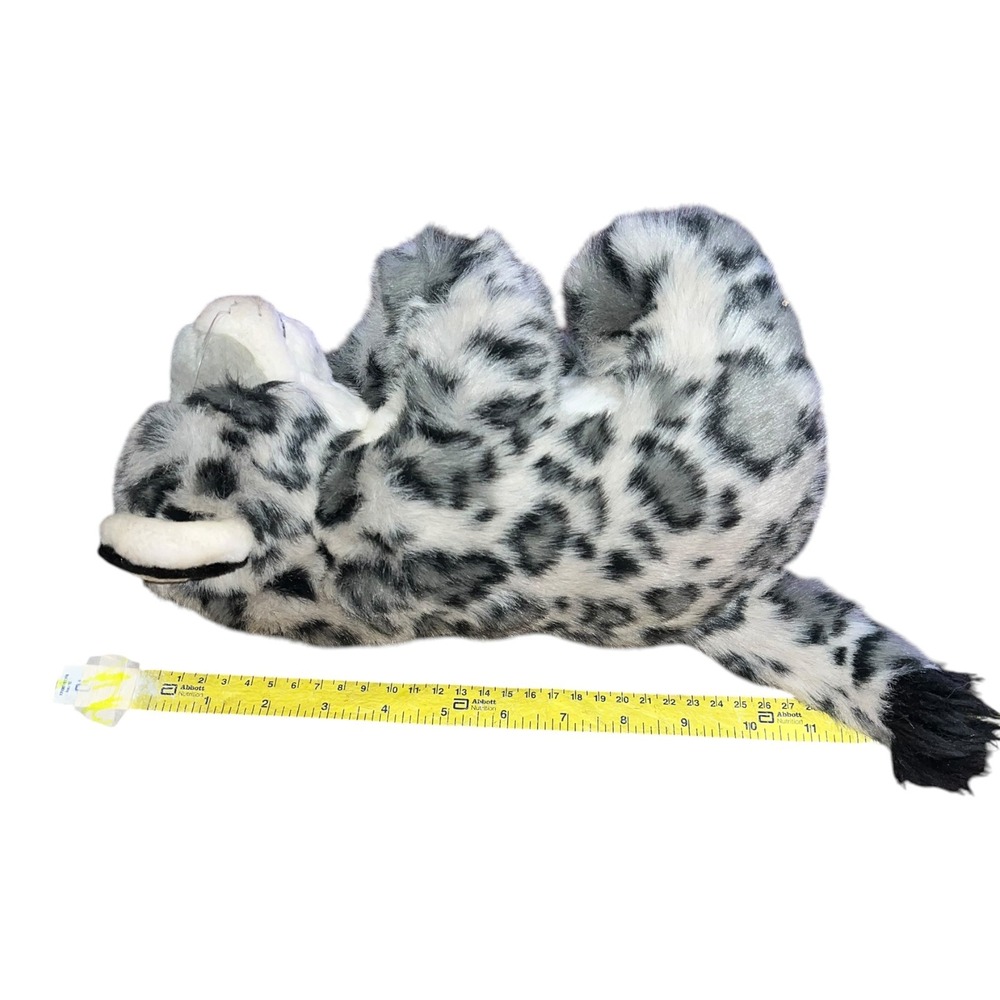 Wild Republic Cuddlekins Babies Snow Leopard Plush Stuffed Animal 11 Inch NWT - Picture 5 of 6